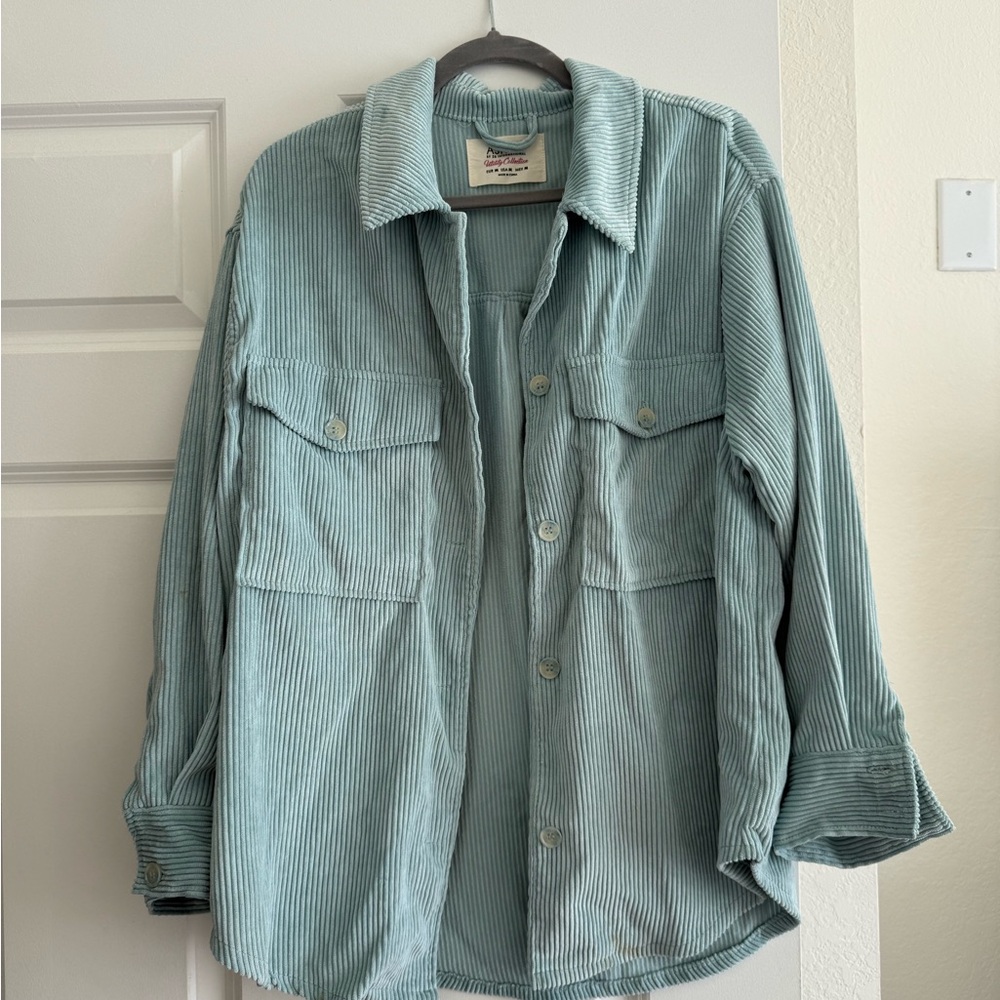 Men's Blue Corduroy Jacket